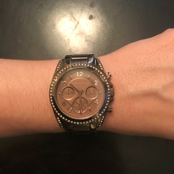 Michael Kors Chocolate Brown Watch - Picture 1 of 2
